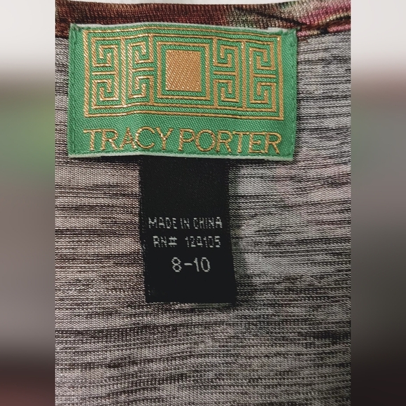 EUC TRACY PORTER Floral Sleeveless Top - Multicolor Size 8-10 - Picture 6 of 9